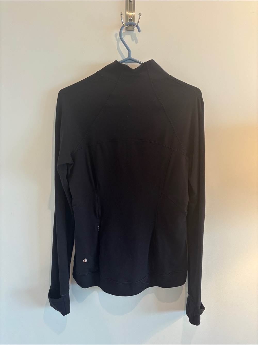 lululemon athletica Black Long-Sleeve Half-Zip Athletic Pullover - Picture 2 of 3